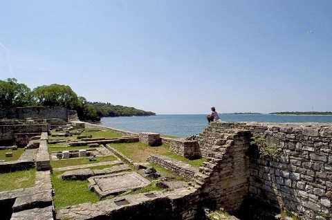 luxury Roman villa on Brijuni islands, Istria